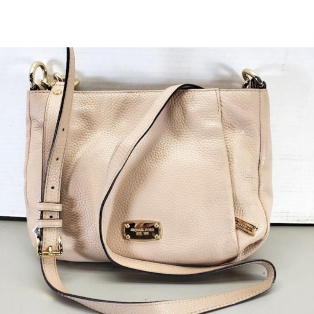 Michael Kors Cream Crossbody Bag with Adjustable Strap